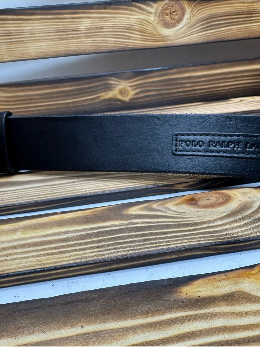 Polo Ralph Lauren Men’s Genuine Leather Classic Belt - Black # 0134